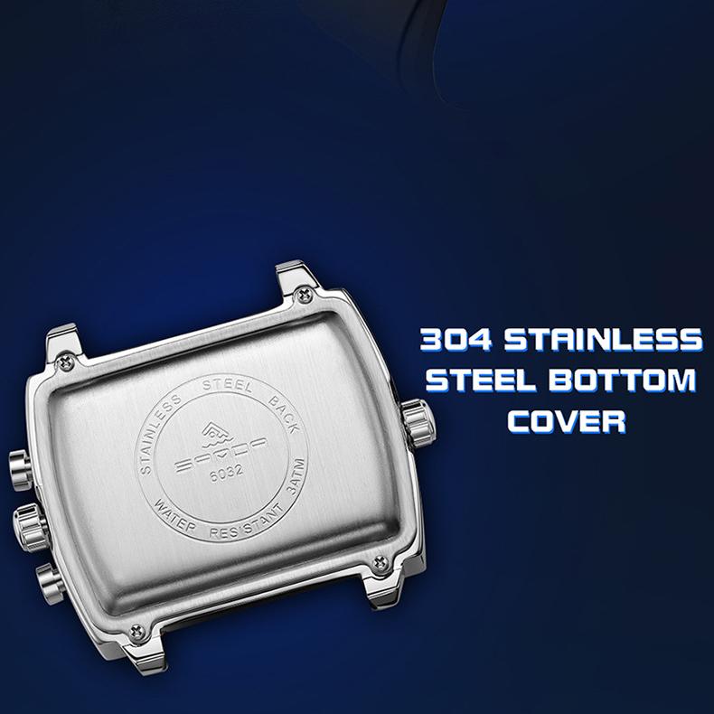 Часы SANDA Модные деловые электронные часы Trend Cool Электронные часы — фото 7