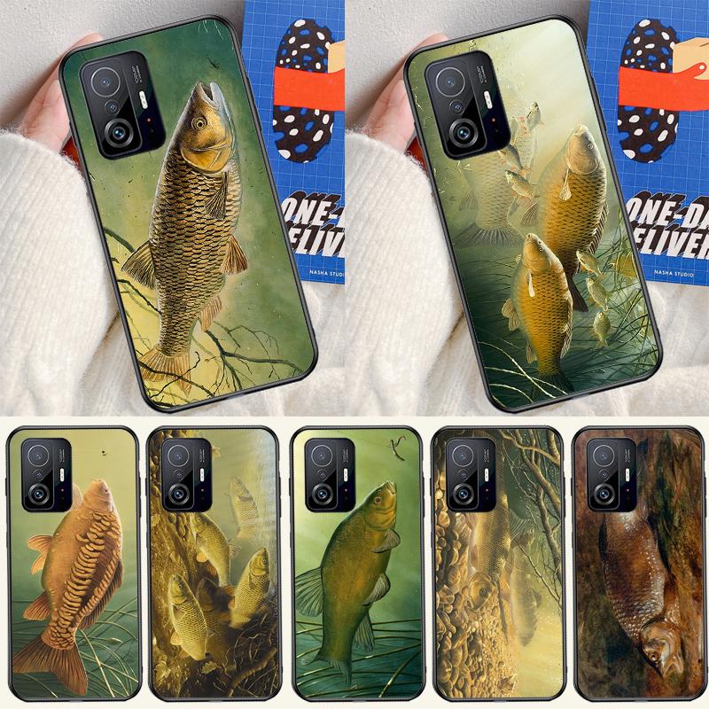 Chub Carp Fish Cover For Xiaomi 14 Ultra 13 11T 12T 13T 14T Pro POCO X7 X6 Pro X3 X5 F3 F5 M6 F6 Pro Case