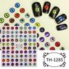New Year Nail Art Stickers Bronzing Year of the Dragon Chinese Style Mahjong Cartoon Nail Stickers Decoration