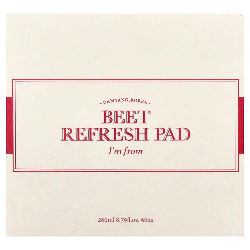 I'M From, Beat Refresh Pad, 60 Sheets, 260Ml(8.79Fl Oz)