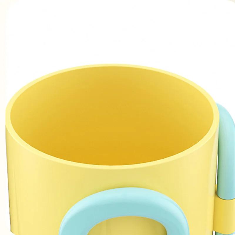 Cute Solid Color Ceramic Toothbrush Cup, Nordic Minimalist Bathroom Tumbler for Home Dorm Kids