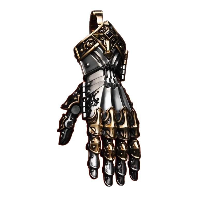 New Creative Hand Of God Pendant Necklace For Men Punk Hip Hop Unique Personalized Jewelry Collectible Artwork Gift For Boyfrien