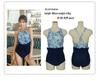 Floral Sexy Triangle One-Piece Swimsuit for Hot Spring and Seaside Vacation