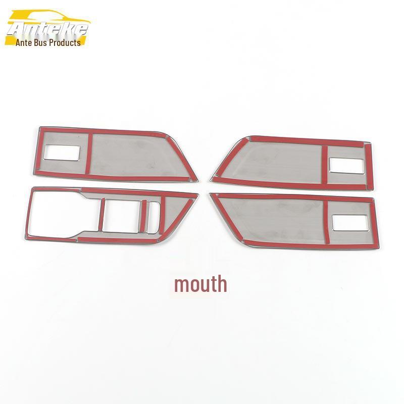 Octavia PRO Glass Lift Frame & Armrest Switch Button Sequin Sticker