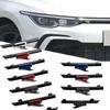 ASGBH1 R Logo Stickers for VW Rline TOUAREG TOURAN GOLF JETTA PASSAT Polo SCIROCCO TIGUAN BORA Car Front Grille Emblem