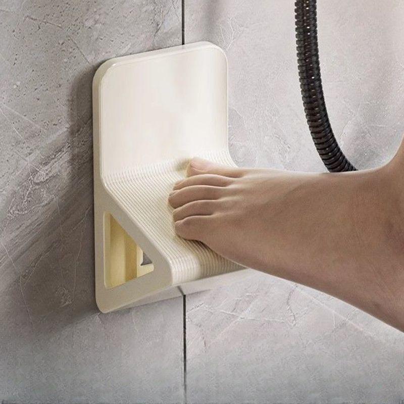 Non Perforated Bathroom Foot Pedal Non Slip Rest Shaving Leg Step Aid Wall Mounted Shower Foot Rest