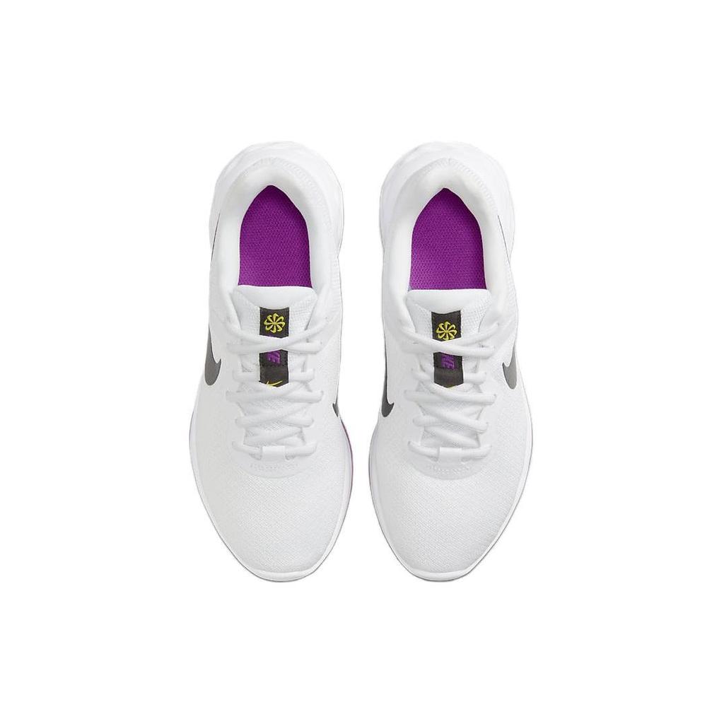 Nike Wmns Revolution 6 Next Nature White Vivid Sulphur Vivid Purple Black DC3729-106