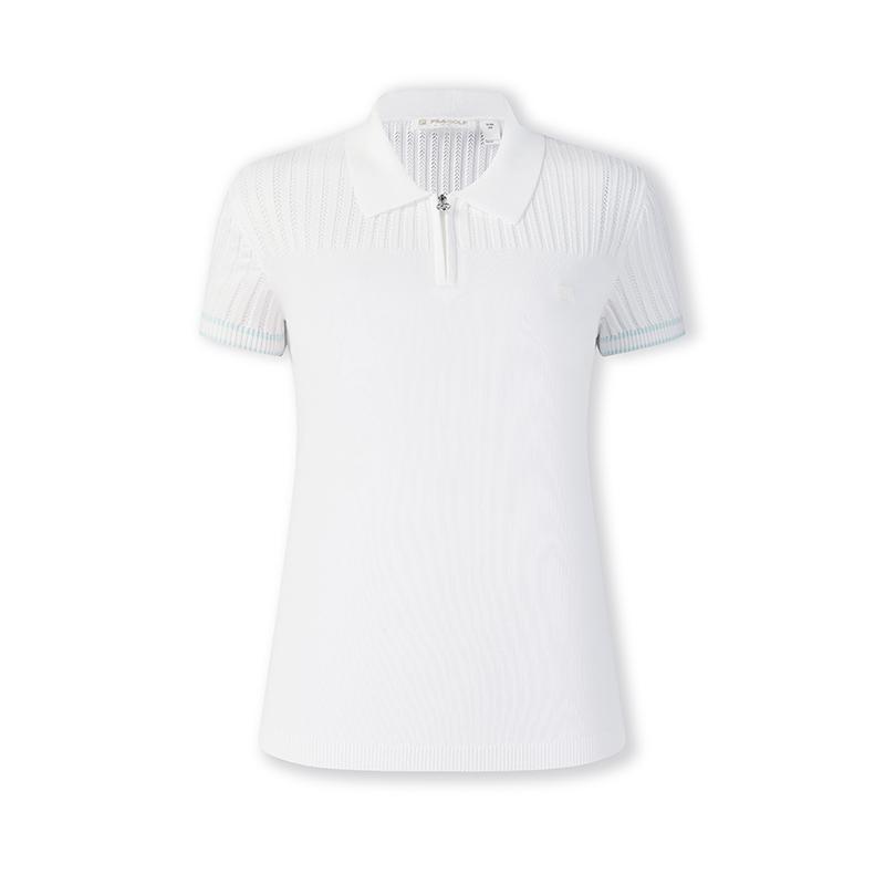 New FILA AthleticsGolf Collection Regular T Shirt Women's Jade White A11W525402F-WT