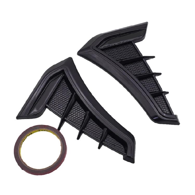 

1Pair Car Exteriors Air Intakes Side Ventilations Wing Cover Decors