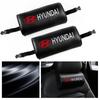 1/2pcs Car Carbon Fiber Neck Headrest Pillow Car Accessories For Hyundai Tucson Solaris I30 Creta Ix35 I40 IX20 Veloster i20 i30 MM14