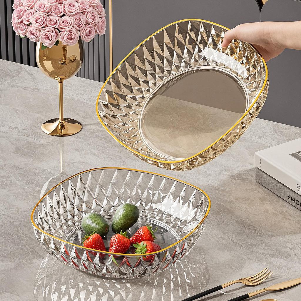Elegant Fruit & Snack Plate for Living Room or Front Desk Display