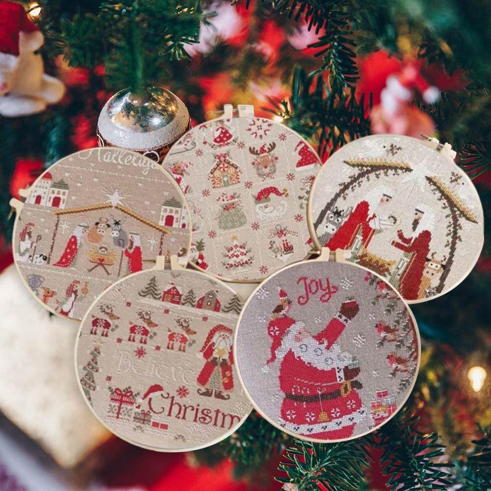 Non-finished Products Christmas Embroidery Kits Funny Craft Packages Religious Vintage Embroidery Needlework