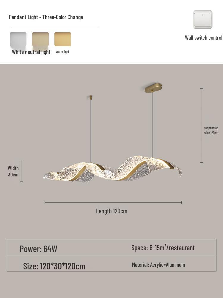 Nordic Starry Sky Wave Chandelier - Modern Designer Lighting for Restaurants, Hotels, Bars, and Tea Rooms