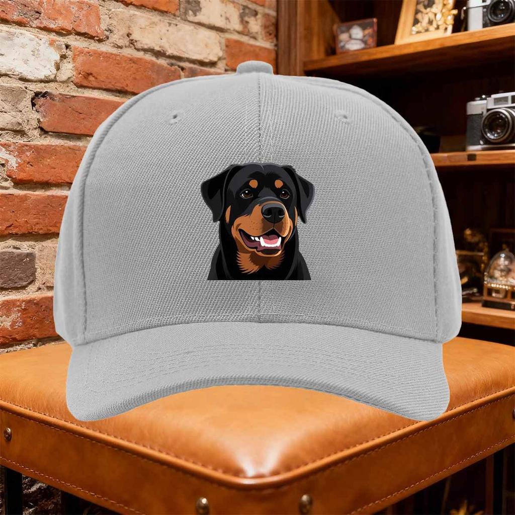 Unisex Rottweiler Dog Breed Baseball Cap Adjustable Pet Lover Hat with Rottweiler Art Lightweight for allSeason Wear for me