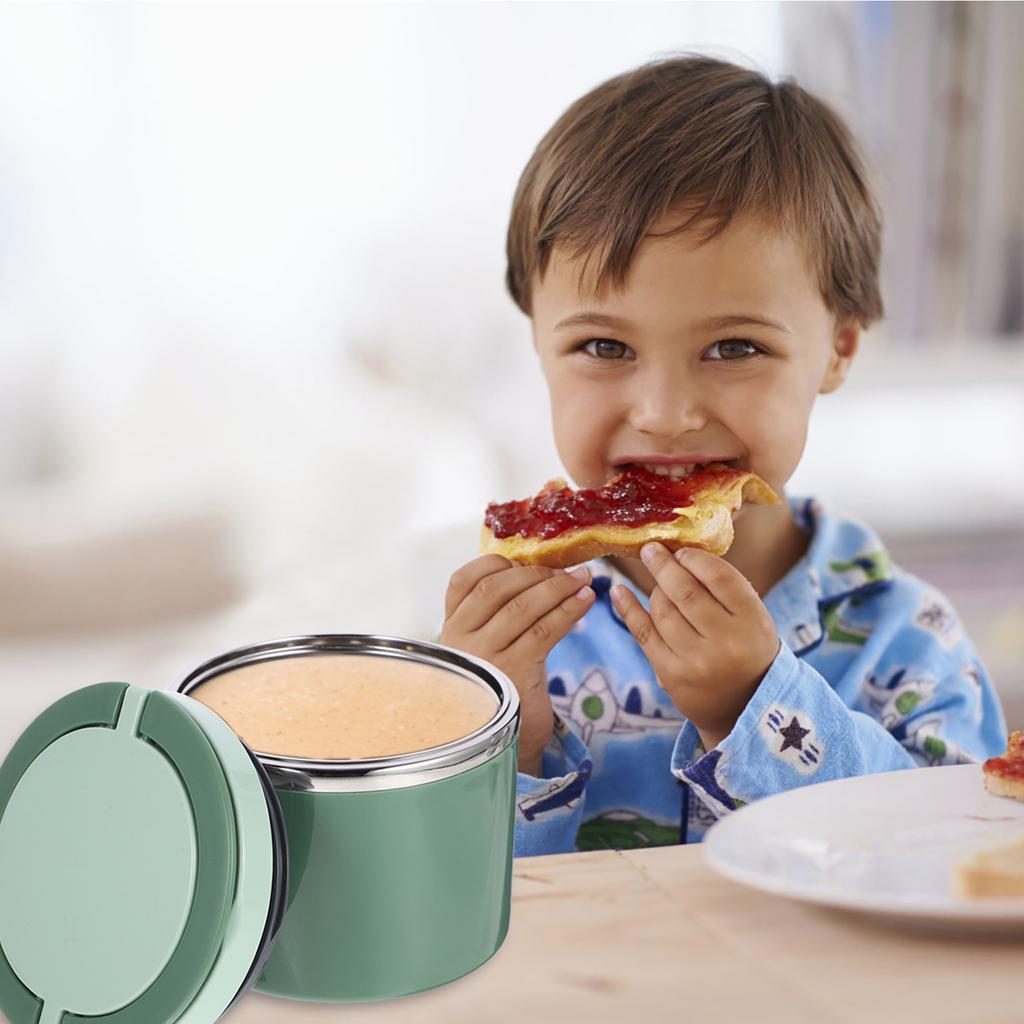 Sealed Soup Cup Portable Breakfast Thermal Container Heat Retaining Soup Cup for Office Oatmeal Storage Insulated Food Container