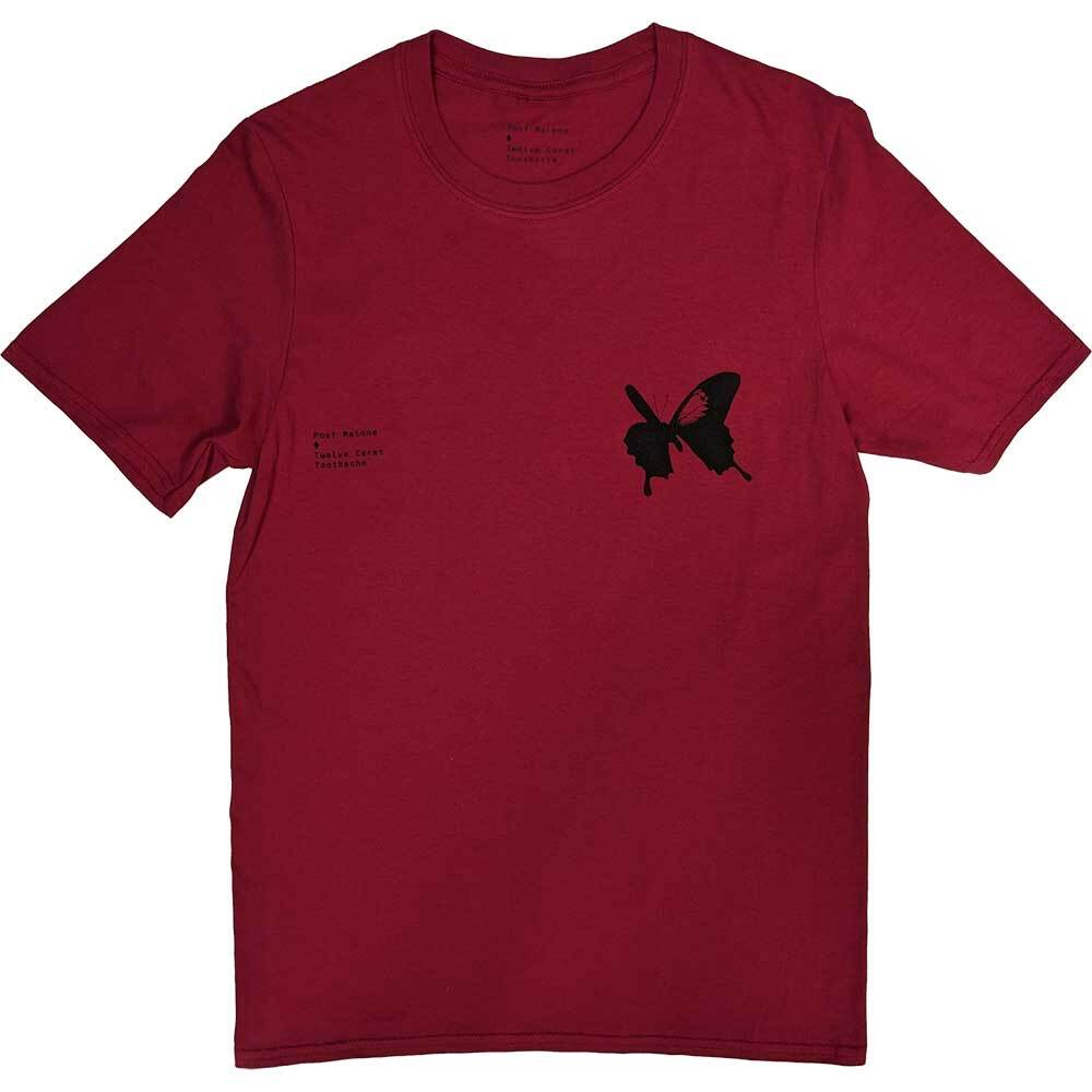 Post Malone Twelve Carat T-Shirt Red New Unisex T-Shirt XXXL