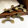 Floral Relief Alloy Page Holder Embossed Rose Book Clip Retro Clip Style Bookmark  Students