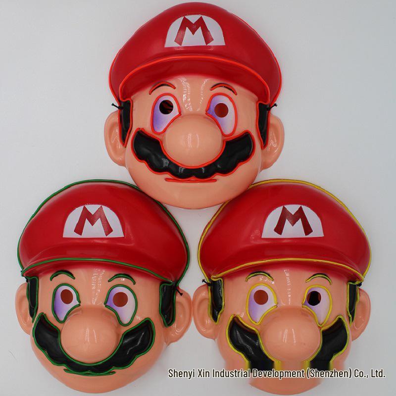 

Available: New Halloween Mario EL LED Luminous Mask