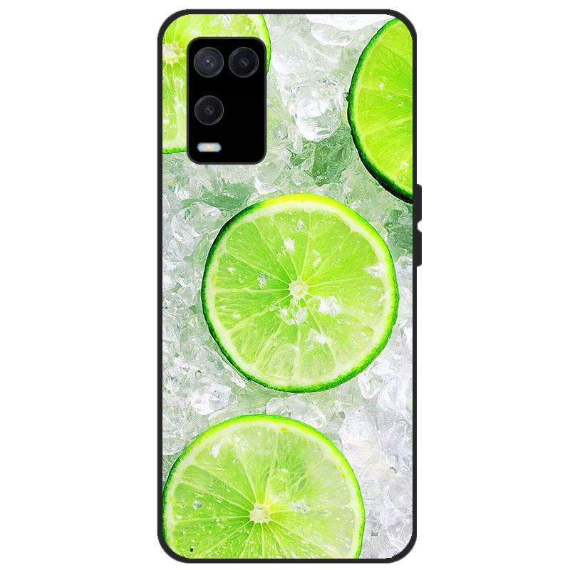 For OPPO A54 Case Back Phone Cover For OPPO A54 5G 4G Case CPH2239 CPH2195 OPPOA54 A 54 Bumper Silicon Soft Coque black tpu case