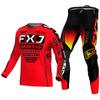 Zestaw motocrossowy dla dzieci 4 5 6 7 8 9 10 11 12 13 lat Młodzież Dziecko Motocykl Chłopiec Dziewczynka Jersey Spodnie Zestawy kombinezon wyścigowy Off-road Enduro MX MTB