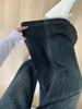 Plus Size Vintage High-Waist Straight Leg Jeans for Women - Autumn/Winter Loose Wide Leg Floor-Length Pants