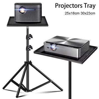 Projectors Tray 1/4inch Thread Floor Projector Stand 120CM Adjustable Telescopic Rod Tripod DJ Equipment Holder for Projectors