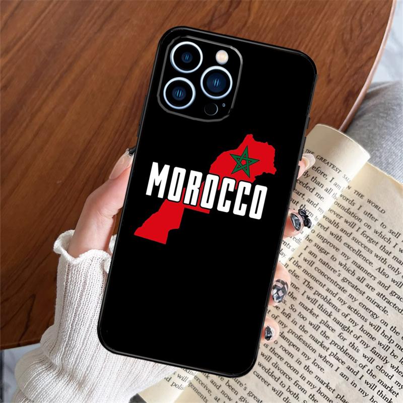 

Флаг Марокко Марокканский чехол для телефона для iPhone 16 15 14 12 11 13 Pro Max Plus 12 13 Mini XR 16e Funda Силиконовый чехол For iPhone XR