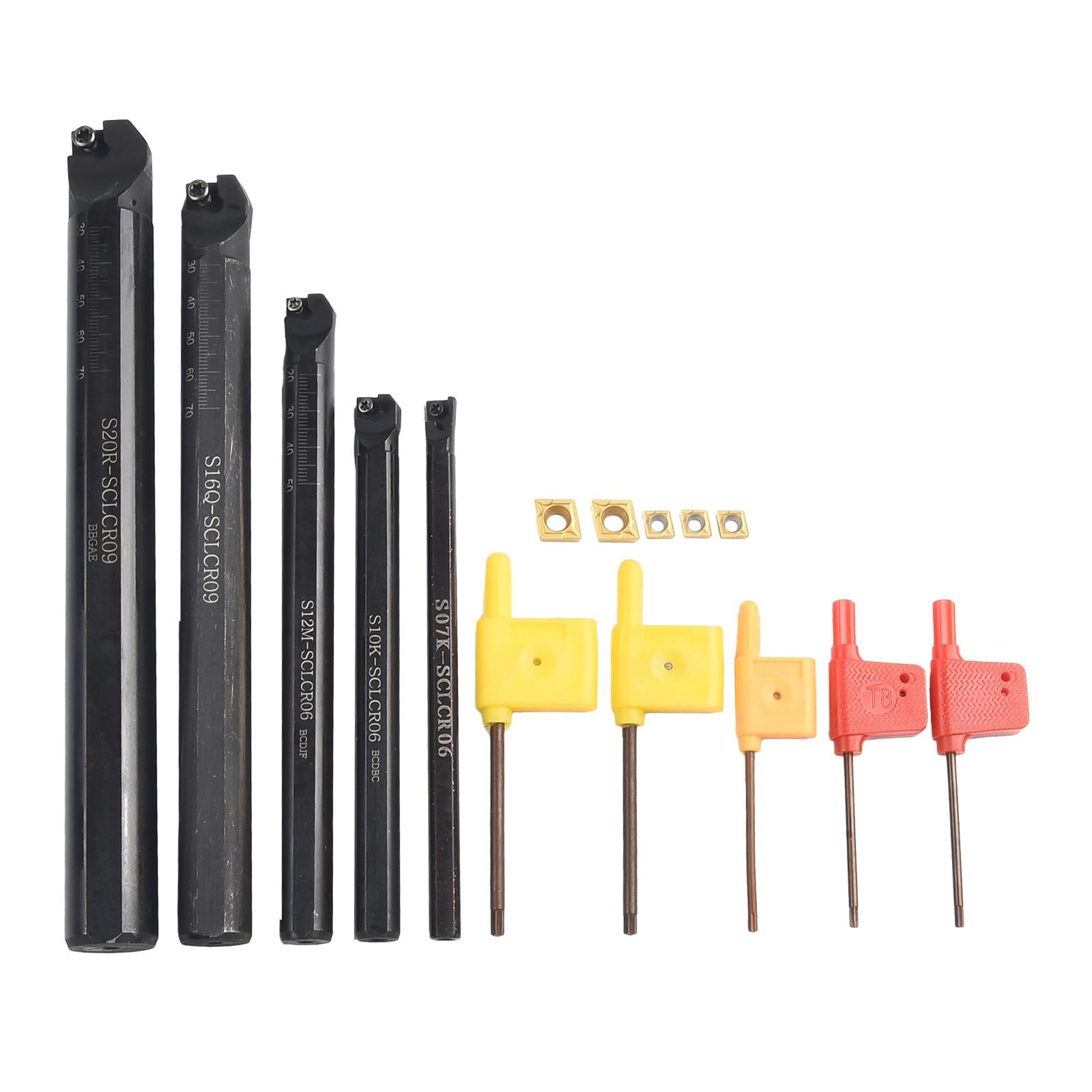 

5 шт. 7/10/12/16/20 мм SCLCR09 держатель расточного резца для токарного инструмента CCMT