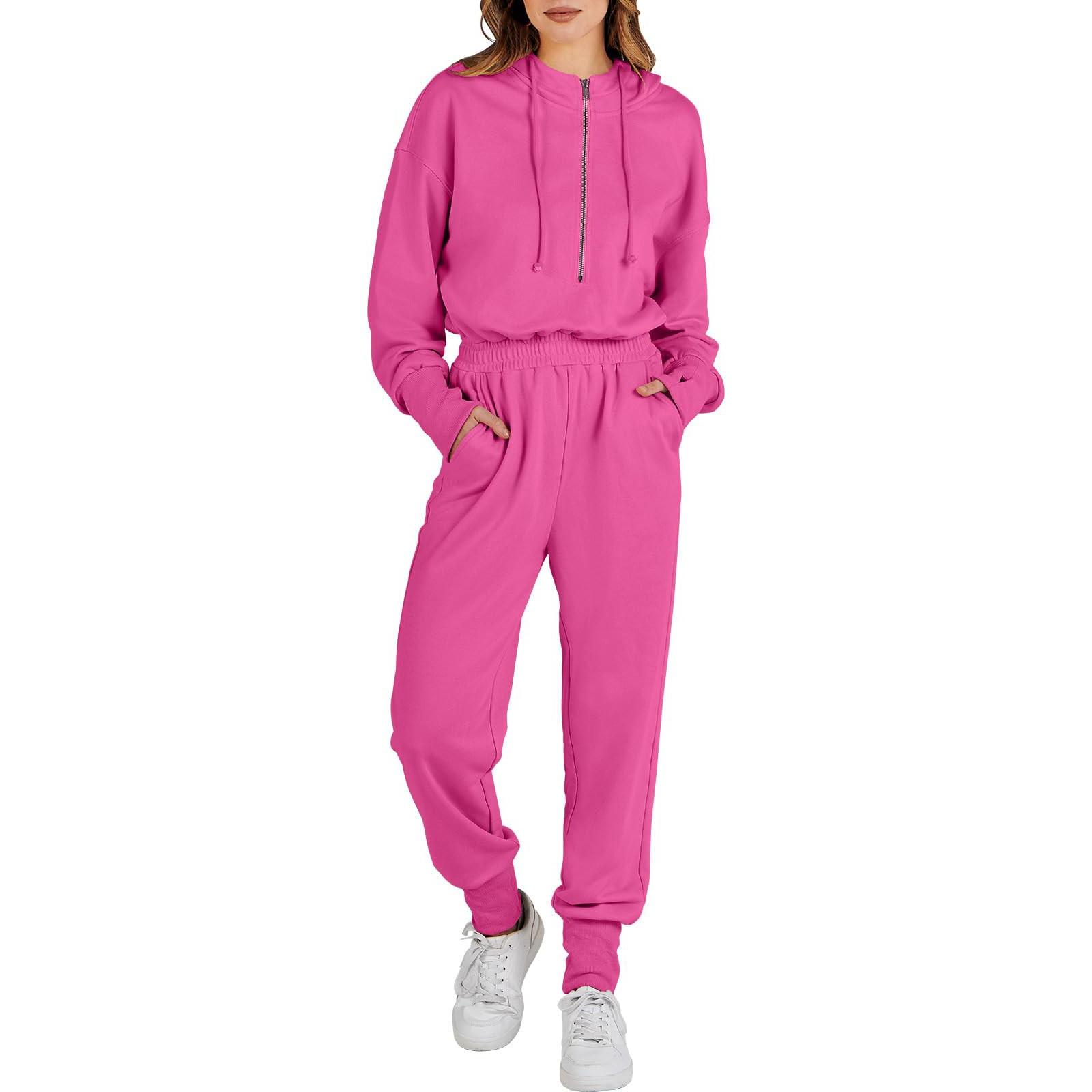 

Женские летние комплекты из 2 предметов, комплекты с длинными брюками, повседневный спортивный костюм, шорты с длинными рукавами, костюм S горячий розовый