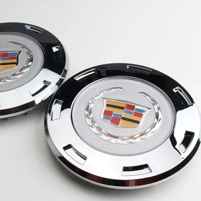 4 Stück/Set 20CM Auto Radnabenkappen für Cadillac Escalade Auto Reifen Logo Emblem Außen Zubehör Umbau Dekoration