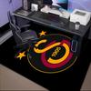 Galatasaray Fußball Club Emblem Teppich Büro Bodenmatte - Maschinenwaschbar für Schlafzimmer, Schlafzimmer, Wohnzimmer, Raumdekoration Fan Geschenke Weihnachten