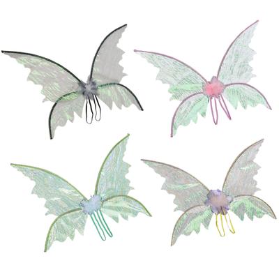 Glitter Angel Wings Cosplay elfů Butterfly Fairy Wings Halloween Vánoční party rekvizity ukazuje Cosplay Butterfly Wings