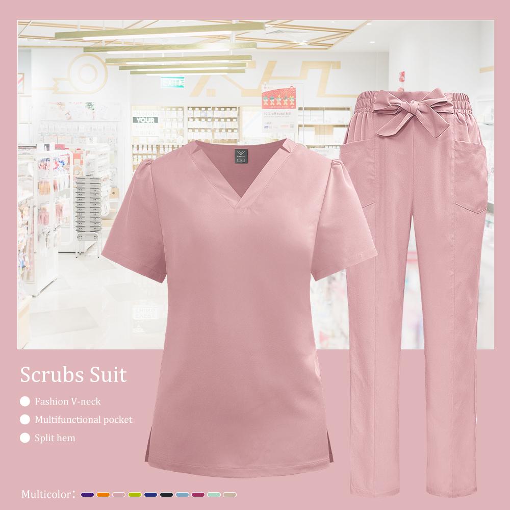 

Медичний Халат Uniform Докторський Костюм Жіночий Медсестринський Халат Стоматологічний Педіатричний Робочий Одяг Швидкосохнучий Медичний Сервіс Набір для Догляду L