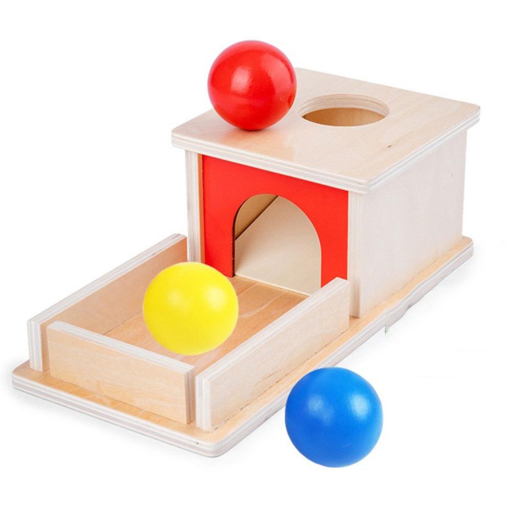 Lehrmittel Holzschubladenbox Kindergarten Münzbox Wurfbox Naturwissenschaften und Bildung Bildung Früherziehungsspielzeug