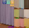 Univer Blackout Drape 100cm Wide x 105cm Set of 2 Curtains, Colore, Purple, Long,