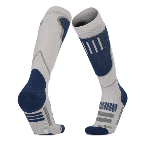 Yousheng Stretchy Ski Socks Men Women Knee High Thermal Athletic Socks Compression Shock Absorption Winter Socks for Snowboarding Hiking Hunting