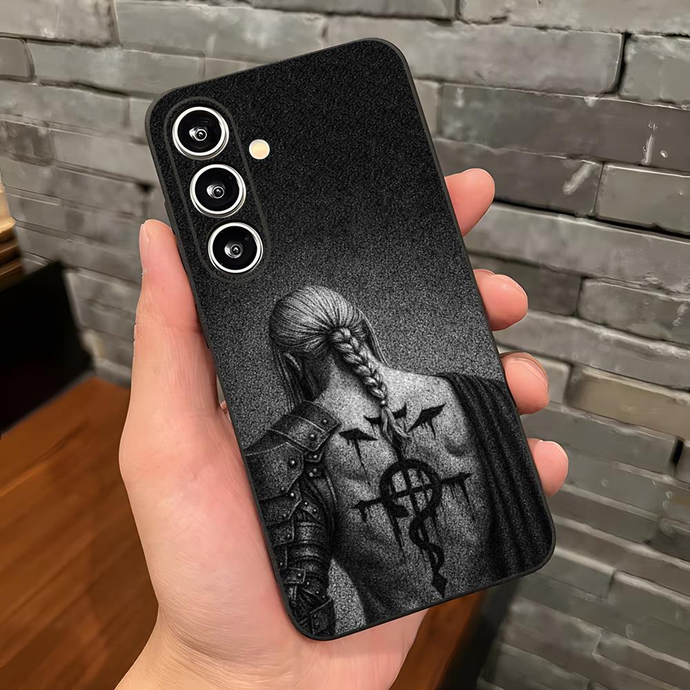

F-Fullmetal Alchemist Phone Case For Samsung A25 A13 A33 5G A54 A36 A35 A56 A52 A14 Shockproof Soft Cover Samsung A33 5G