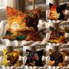 African American Woman Cushion Cover Multi-Scene Pillow Cover for Home & Car - Reversible, Soft & Durable for Daily Use