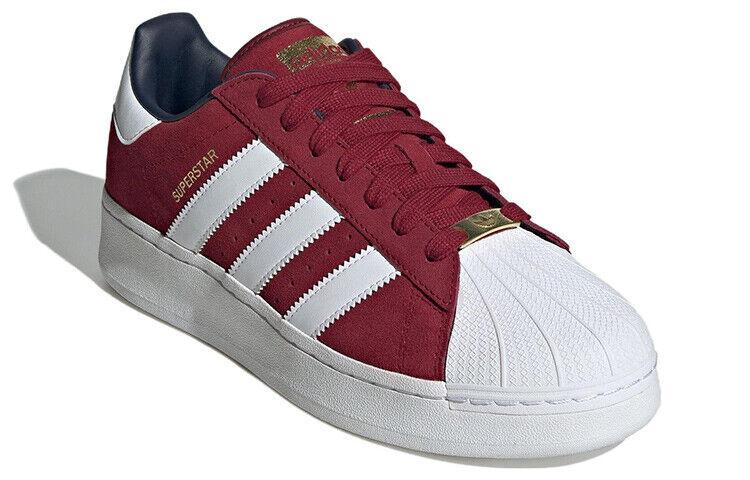 adidas Superstar XLG Low Collegiate Burgundy White - IE9872 42.5