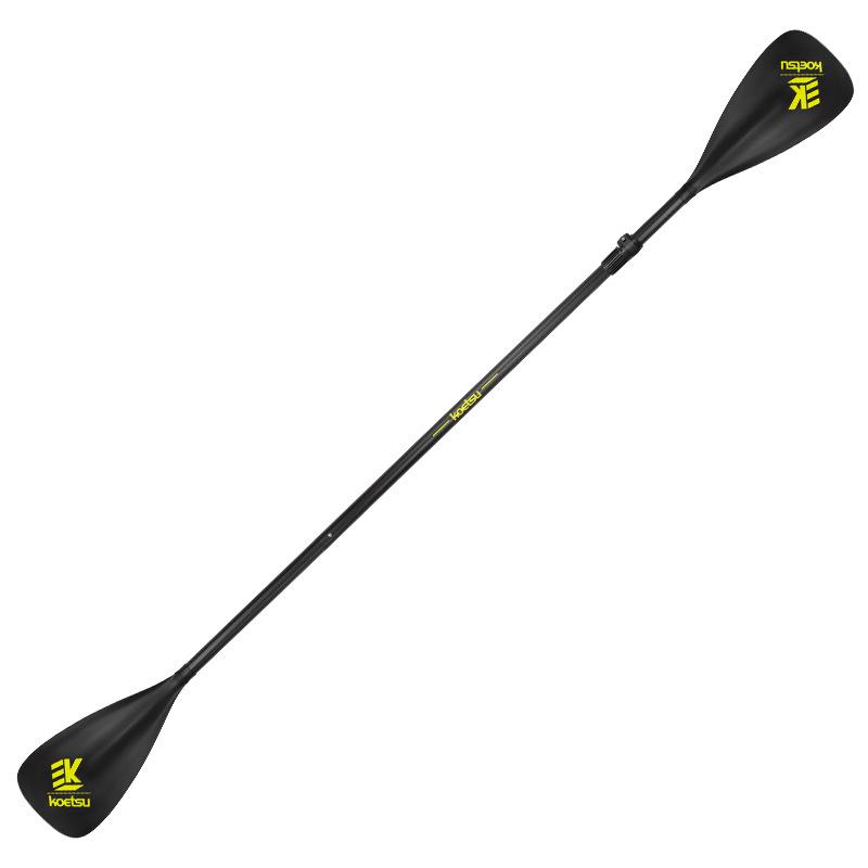 KOETSU Inflatable Paddleboard & Kayak Paddle, Carbon Pattern, Single/Double Head, Versatile Design