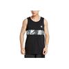 Jordan Letter Logo Print Round Neck Basketball Training Sleeveless Vest Men Vests Black CD5651-010