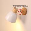 Minimalist Macaroon 6 Color Steering Head E27 Nordic Wall Lights Bedside Wall Sconce Modern Wall Light for Bedroom Nordic