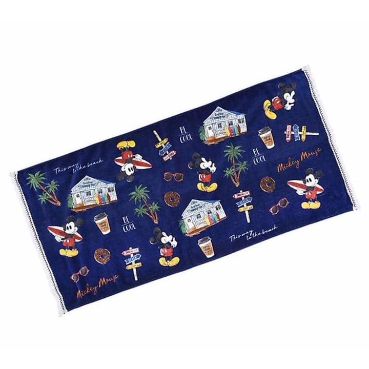Used Disney Mickey Bath Towel Surfing