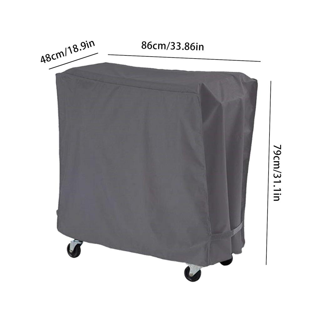 

BBQ Cover Waterproof Grill Accessories Barbecue Covers Protector Anti Dust Rain Cover For Barbeque UV Outdoor Garden Drop Ship сірий