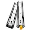Heavy Duty Drawer Slides, 55 Cm 113.4 Kg with Lock Side Mount Rails, for Cabinets, Kitchen, Workbench, RV, 3-Fold Full Extension Ball Bearing Rails,