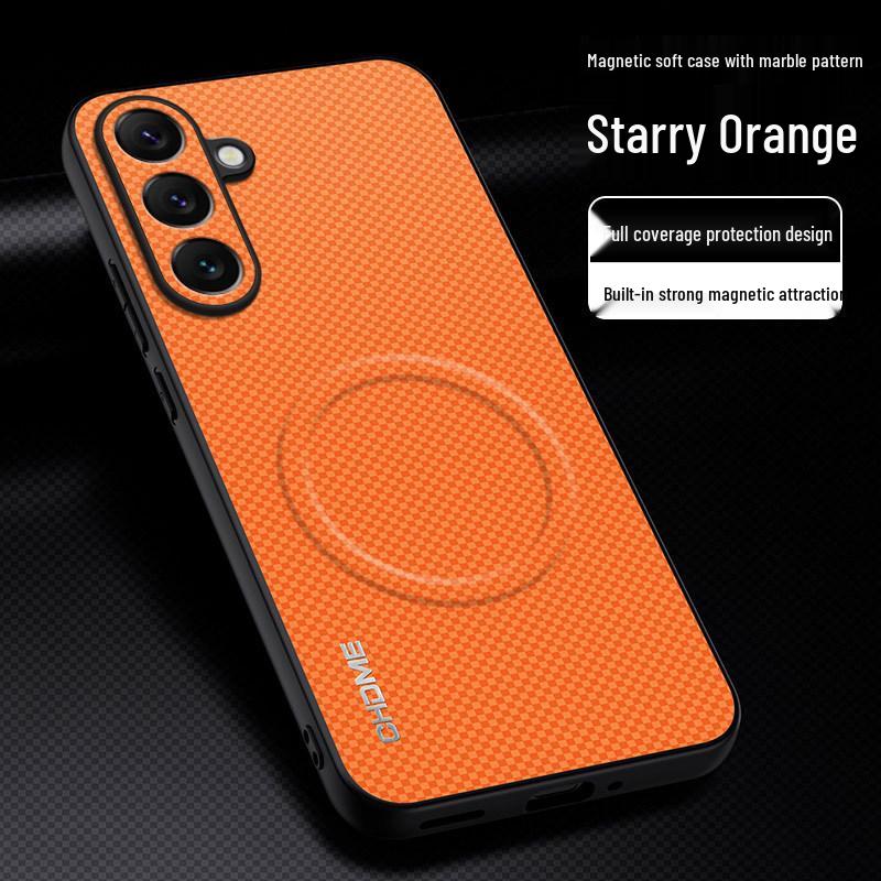 

Samsung A55 Full Coverage Anti-drop Case with Magnetic Buckle & Stylish Texture Samsung A55