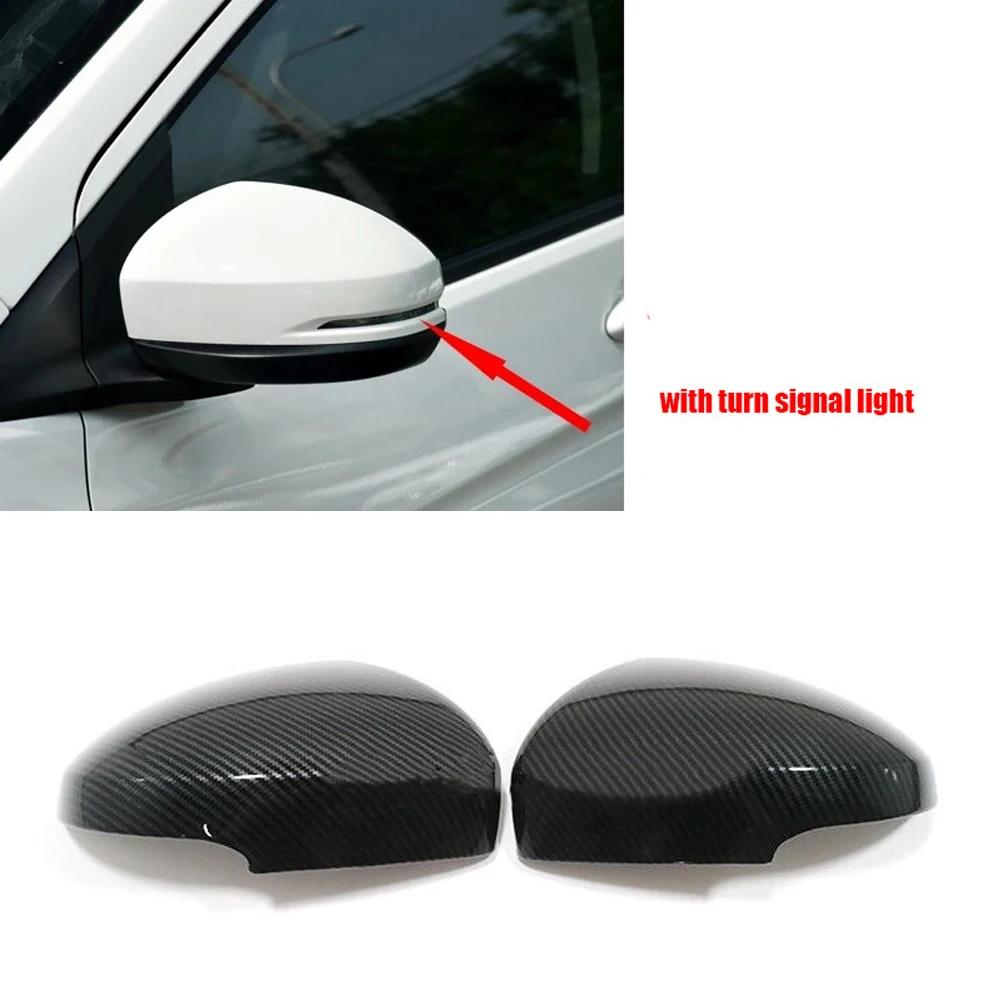 

For Honda FIT JAZZ 2014 2015 2016 2017 2018 Car Rearview Side Mirror Cover Sticker Wing Cap Exterior Door Case Trim Carbon Fiber
