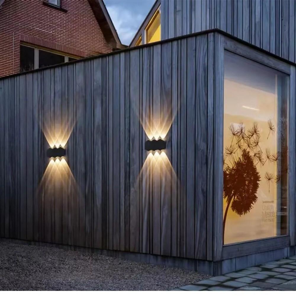 Energy Saving Outdoor Wall Lamp 4W 6W 8W Garden Sconce Lights Nordic LED Wall Light Living Room