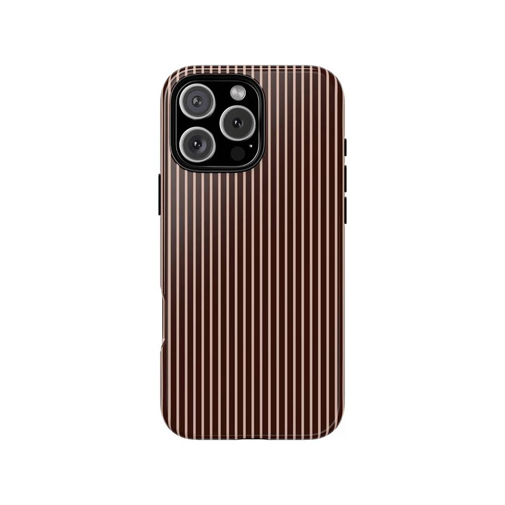 Luxury Clmj Navy Blue Polka Dot Pattern Phone Case for iPhone 17 16 15 14 13 12 X XS  Air Pro Max Plus Double-layer Back Cover