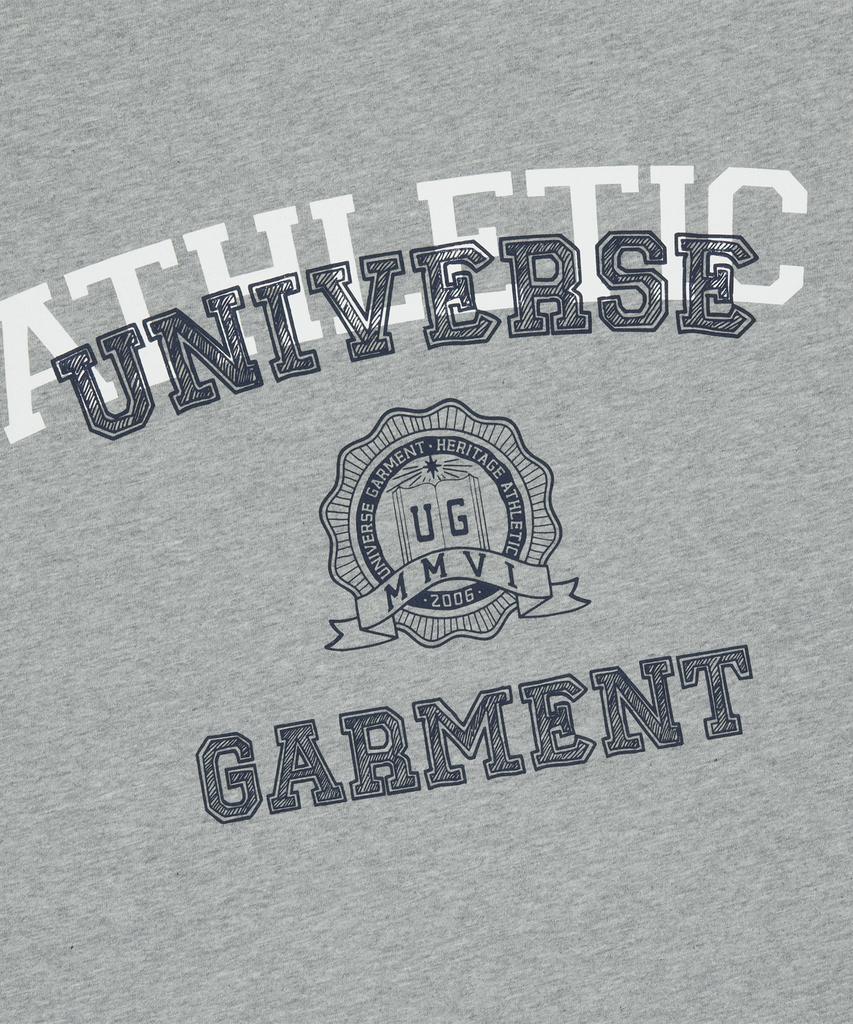 Yunibeoseugameonteu Ug Athletic Ringer T-Shirt_Melange Grey